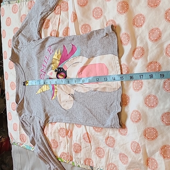 Simple Joy's by Carter girls size 6 unicorn long sleeve t-shirt - Picture 10 of 12